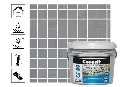 Затирка эпоксидная Ceresit CE89 № 817 сланец 2.5кг 2449082