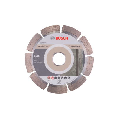 Диск алмазный BOSCH Concrete 125 х 22.2мм сегментированный 2608602197