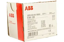 Автоматический выключатель ABB S203 3P C63 А 6 кА 2CDS253001R0634