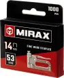 MIRAX 14 мм скобы для степлера тонкие тип 53, 1000 шт
