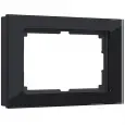 Рамка для двойной розетки черный WERKEL WL01-Frame-01-DBL