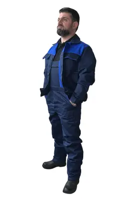 Костюм "СТРОИТЕЛЬ" полукомбинезон куртка 52-54/170-176