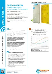 Панель звукоизоляционная ЗИПС-III Ультра 1.2х0.6х0.042м