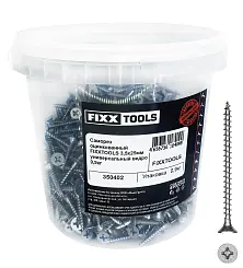 Саморез оцинкованный FIXXTOOLS 3,5х25мм универсальный ведро 720шт