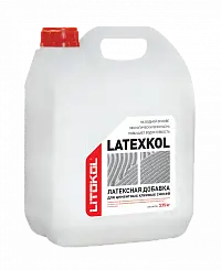 Добавка латексаная Litokol LATEXKOL-м для цементных клеевых смесей 3,75кг 112010004
