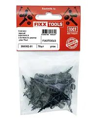 Саморез по дереву FIXXTOOLS 3,5х19мм черный упак 70шт