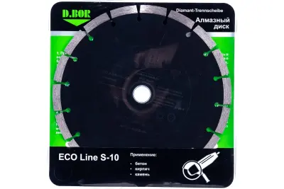Диск алмазный D.BOR ECO Line S-10 230x2.6x22.23 мм (арт. E-S-10-0230-022)