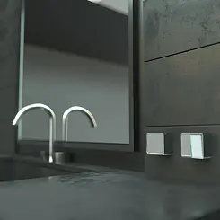 Выключатель одноклавишный Gallant серебряный WERKEL W5010006