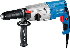 Перфоратор ЗУБР Профессионал SDS-plus 800Вт 3-режима сила удара 3.2Дж ЗП-28-800 КМ