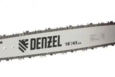 Пила цепная бензиновая DGS-5218, шина 45 см, 52см3, 3,5 л.с., шаг 0,325, паз 1,5 мм, 72 зв// Denzel