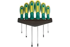 Отвертки "Контур" на держателе, набор 6 шт. FIT 56036