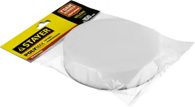 Полировальная насадка STAYER "MASTER" из поролона на липучке d=150мм