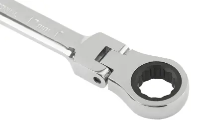 Ключ комбинированный MATRIX 17мм трещеточный хром 14869