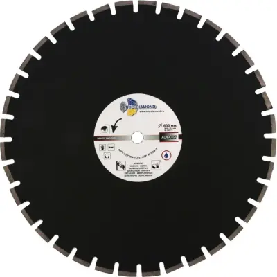Диск алмазный Trio-Diamond 600х25.4мм Grand Asphalt с защитным зубом сегментный GA777
