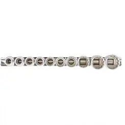 Набор торцевых головок Matrix 1/2", 12-ти гр CrV, 10шт 10-24мм 13596