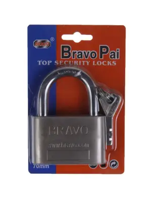 Замок BRAVO навесной 70мм ЗАМНАВ70