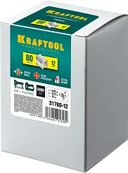 Скобы для степлера тип 80, 5000 шт KRAFTOOL 12мм