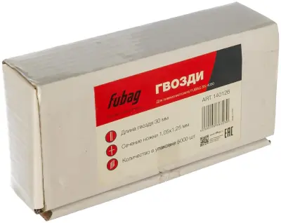 Гвозди для SN4050 1.05х1.25 30мм 5000шт / FUBAG