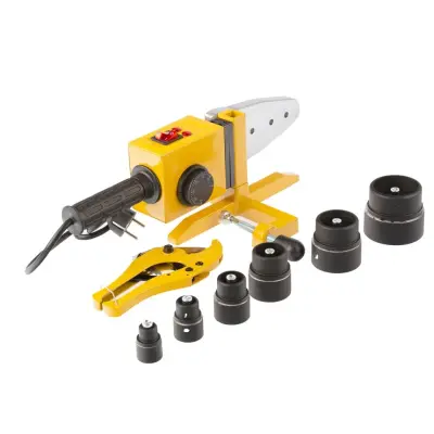 Аппарат для сварки пластиковых труб DWP-1500, 1500Вт, 260-300 град. компл насадок,20-63 мм// Denzel