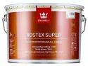 Грунт по металлу TIKKURILA ROSTEX SUPER 10л матовый быстросохнущий красно-коричневый 00675550060