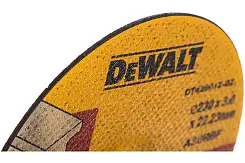 Круг отрезной по металлу INDUSTRIAL (230х22,2 мм) DEWALT DT42601Z