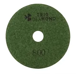 Диск алмазный Trio-Diamond АГШК шлифовальный ЧЕРЕПАШКА 100мм №800 (M) 340800