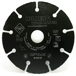 Диск пильный Hilberg SUPER WOOD 125х22,23х1,7мм 9T 530125