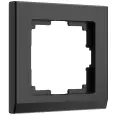 Рамка на 1 пост черный WERKEL WL04-Frame-01-black