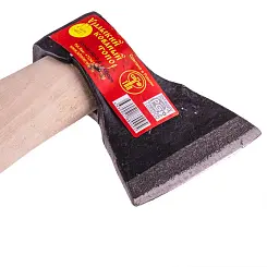 Топор кованый, в сборе, 680/980 г, деревянное топорище, 400 мм, А (Ижевск)// Россия