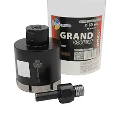 Коронка алмазная Trio-Diamond grand silver welding керамограниту 60мм GCB767