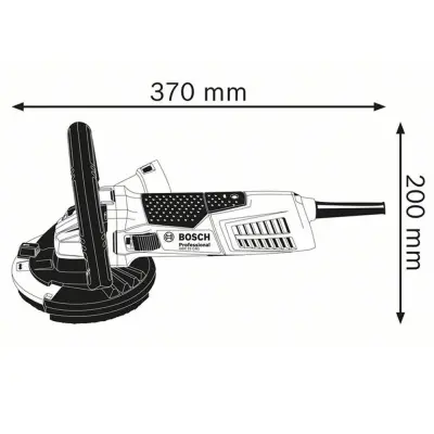 Эксцентриковая шлифмашина BOSCH 1500Bт D125мм по бетону GBR 15 CAG L-BOXX 0601776001