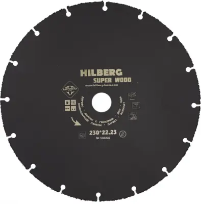 Диск пильный Hilberg SUPER WOOD 230х22,23х16мм 16T 530230