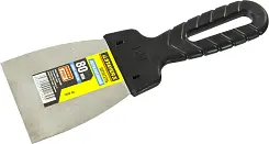 Шпатель STAYER "PROFESSIONAL", нержавеющее полотно, с пластмассовой ручкой, 80мм