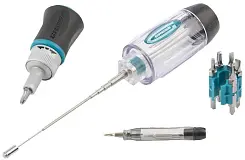 Отвертка реверсивная Gross с телескопическим магнитным стержнем 16 шт S2 11607