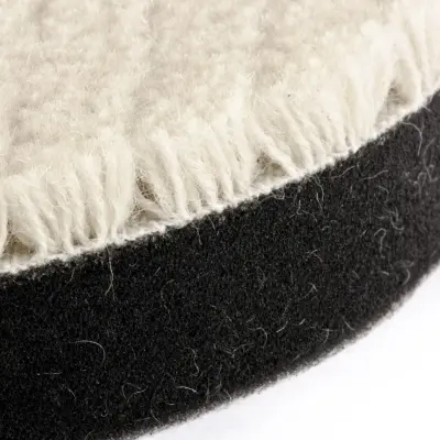 Насадка Matrix полировальная "под липучку", 125 мм, короткая плетеная шерстяная нить