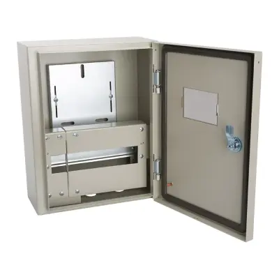 Щит учетно-распределительный навесной герметичный ЩУРН-1/12 IP54 400х300х155мм 12 модулей 900075416