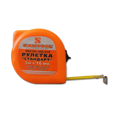 Рулетка SANTOOL СТАНДАРТ 5м х 16 мм 050100-005-016