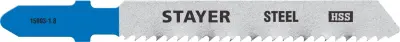 Полотна STAYER "PROFI" T118B для эл/лобзика HSS по металлу (25-6мм) T-хвост. шаг 18мм 50мм 2шт