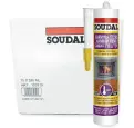Герметик термостойкий SOUDAL CALOFER силикатный черный 280мл 102829