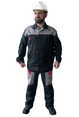 Костюм "ФАВОРИТ" ХБ полукомбинезон куртка 44-46/182-188