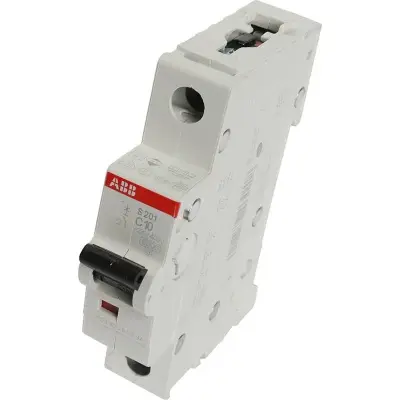 Автоматический выключатель ABB S201 C-10A 1P 2CDS251001R0104