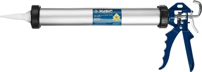 ЗУБР 600 мл универсальный закрытый пистолет для герметика, алюминиевый корпус, серия Профессионал