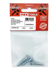 Шуруп сантехнический Глухарь FIXXTOOLS 6.0х30мм DIN 571 упак 3шт