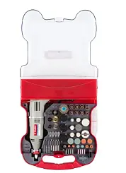 Гравер ЗУБР электрический с набором мини-насадок в кейсе, 172 предмета