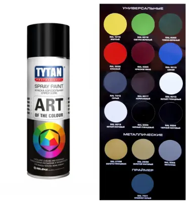 Краска аэрозольная TYTAN Art of the colour акриловая 400мл коричневая 8017