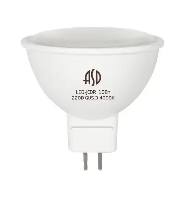 Лампа светодиодная LED-JCDR-standard 5.5Вт GU5.3 4000К/ASD