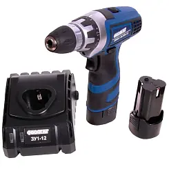 Аккумуляторная дрель-шуруповерт ФИОЛЕНТ 12В 2АКБ кейс ДША1-10-РЭ4-12