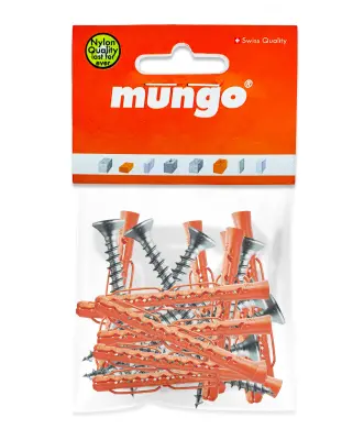Дюбель для пустотелого кирпича Mungo ML-S 6х60мм с шурупом PZ2 1109606 FT-упак 10шт