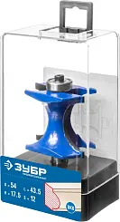 ЗУБР 54x51мм, радиус 12.7мм, фреза полустержневая с подшипником