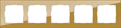 Рамка на 5 постов бронзовый WERKEL WL01-Frame-05